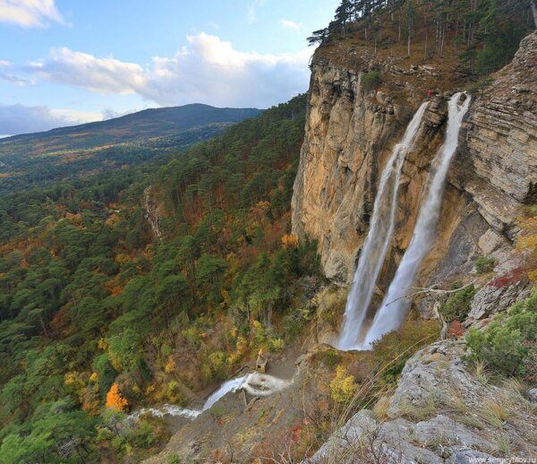 Выше Ниагарского: Учан-Су – главный водопад Крыма | ForPost — Туризм